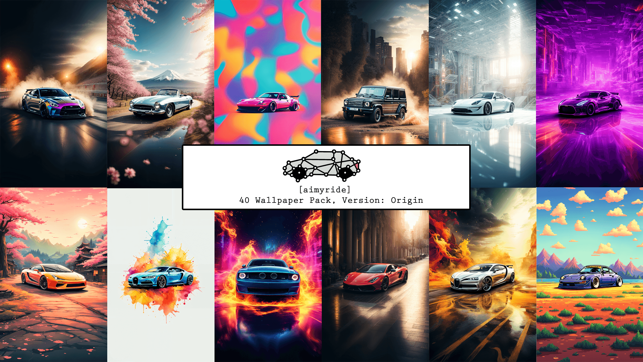 Collection of aimyride wallpapers, using the original styles