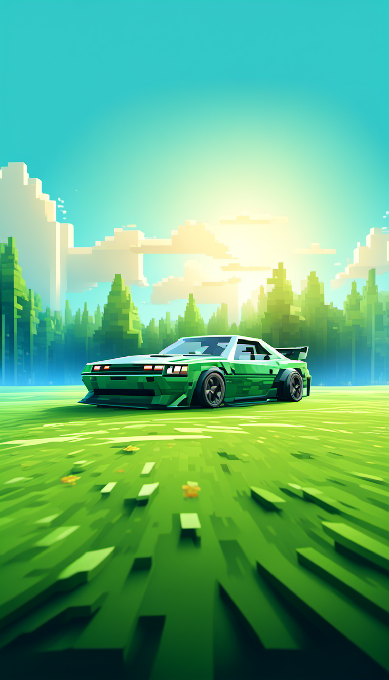 Car style image Minecraft